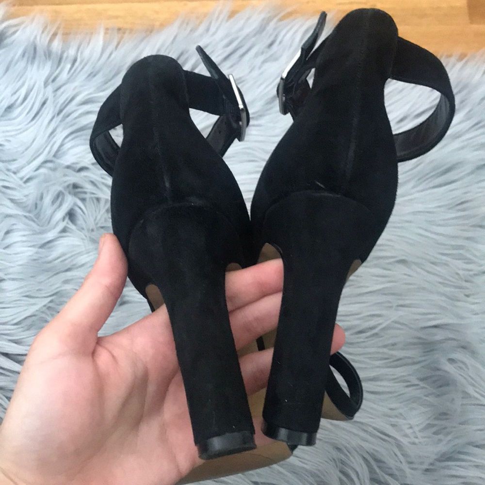 [SOLD] Vince Camuto Black Suede 'Acelyn' Heels 9.5 - Picture 7 of 8